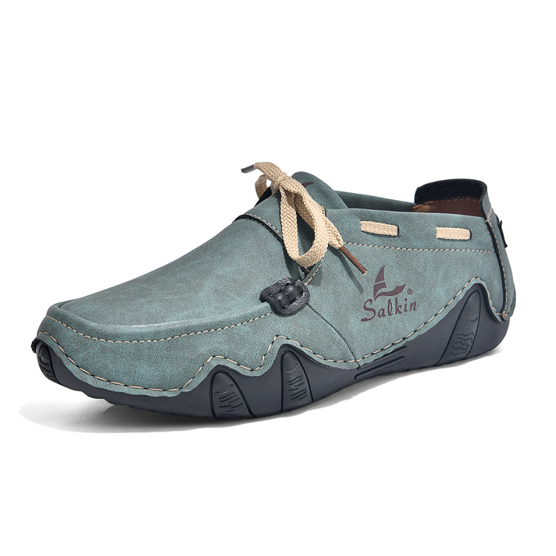 Pantofi bărbați slip-on, talpă joasă, mărime mare, stil Martin, design inspirat de caracatiță
