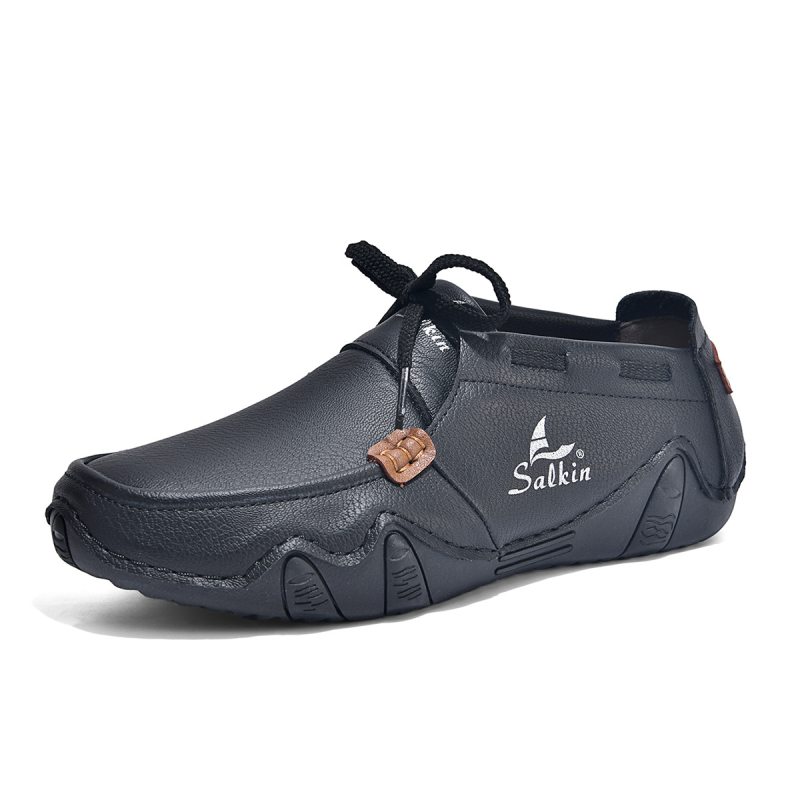 Pantofi bărbați slip-on, talpă joasă, mărime mare, stil Martin, design inspirat de caracatiță