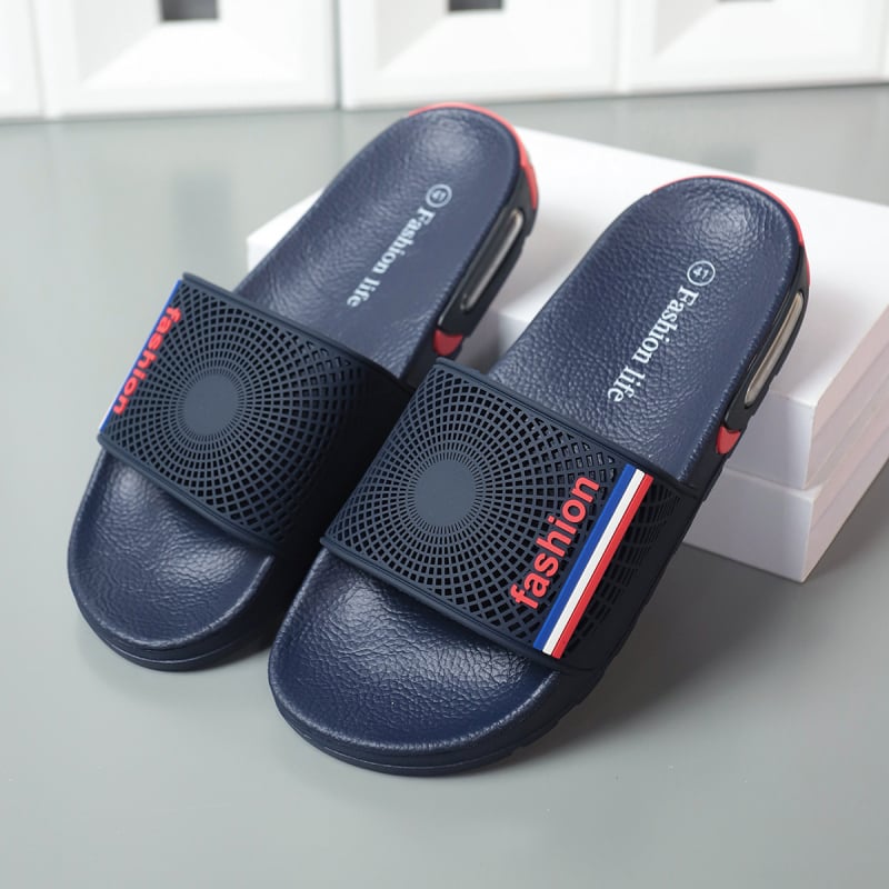Slapi bărbați cu talpă moale, stil casual, pentru interior și exterior, casă și plajă, Keoko
