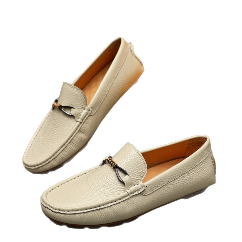 Pantofi loafers pentru bărbați, din piele lucioasă, slip-on, pentru condus și afaceri