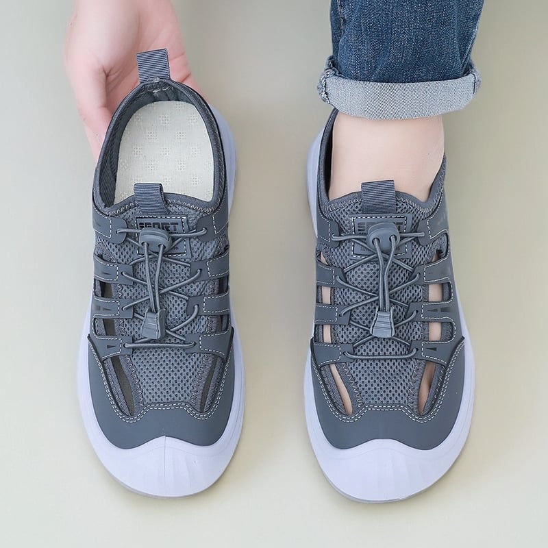 Sandale pentru bărbați, vară, cu plasă respirabilă, pantofi sport casual pentru exterior