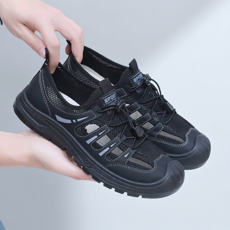 Sandale pentru bărbați, vară, cu plasă respirabilă, pantofi sport casual pentru exterior