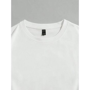 Ανδρικό βαμβακερό T-shirt με κοντά μανίκια, εκτύπωση anime και μοτίβο κρανίου IP