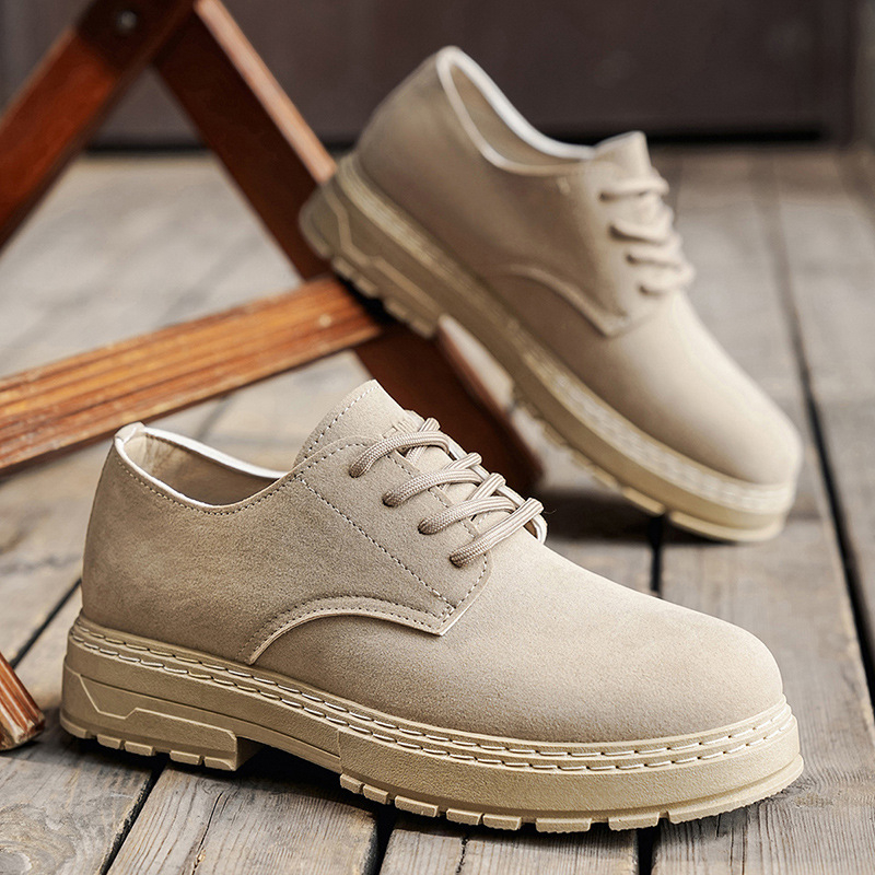 Pantofi casual din piele pentru bărbați, confortabili și respirabili, cu talpă groasă, stil business casual