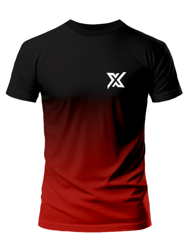 Ανδρικό T‑shirt με ψηφιακή εκτύπωση, καλοκαίρι 2025, κοντό μανίκι, αθλητικό casual