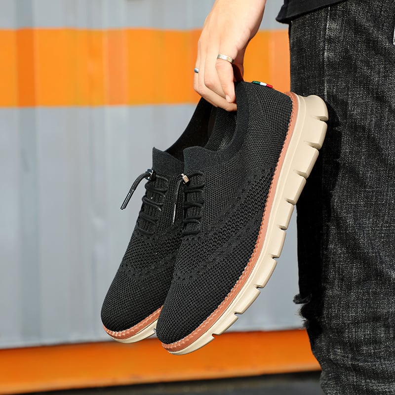 Ανδρικά και γυναικεία sneakers σε βρετανικό στυλ με ανάπνευστη διχτυωτή επάνω — άνετα καθημερινά αθλητικά παπούτσια για τρέξιμο