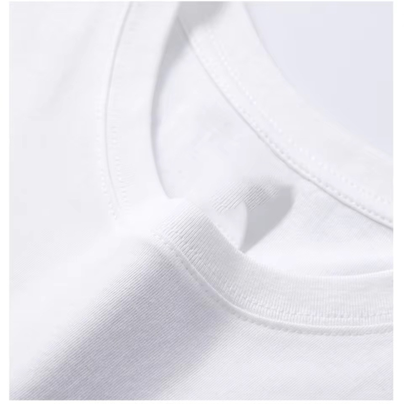 Ανδρική βαμβακερή T-shirt με εκτύπωση φοίνικων, ηλιοβασίλεμα και κάμπινγκ — καλοκαιρινό casual street style