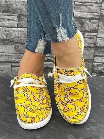 G 88262 Χρωματιστά sneakers με κορδόνια, χαμηλού ύψους, σε εθνοτικό στυλ, ζωγραφισμένα παπούτσια