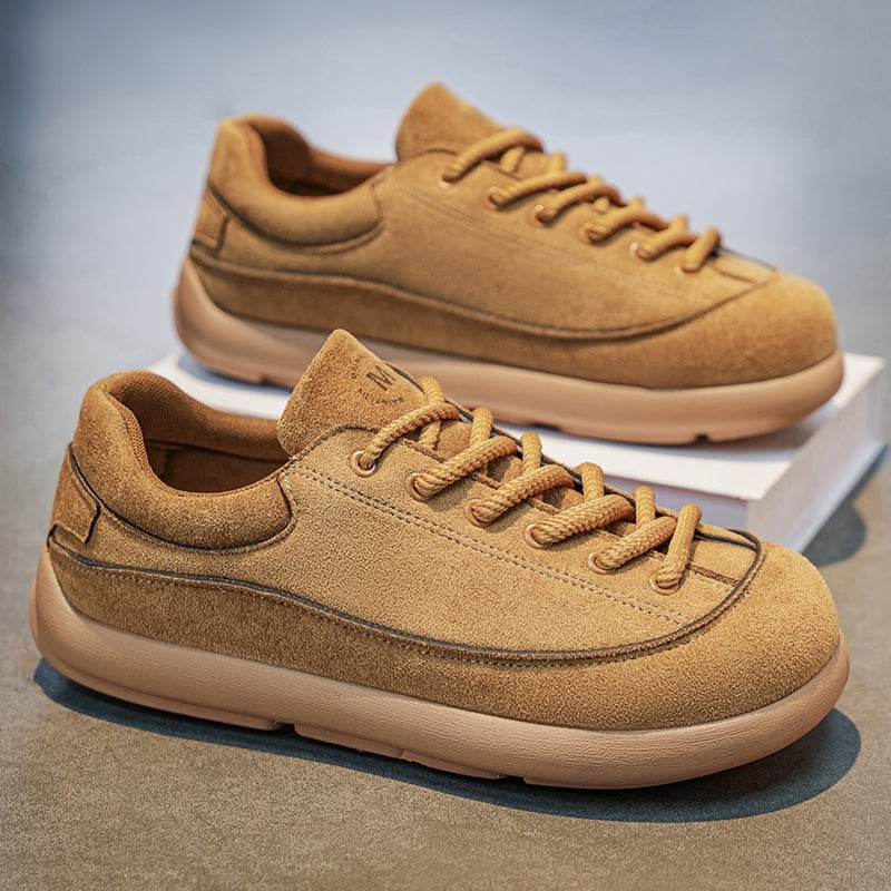 Ανδρικά δερμάτινα sneakers – μεγάλο μέγεθος, όλες οι εποχές, casual, μαλακή σόλα