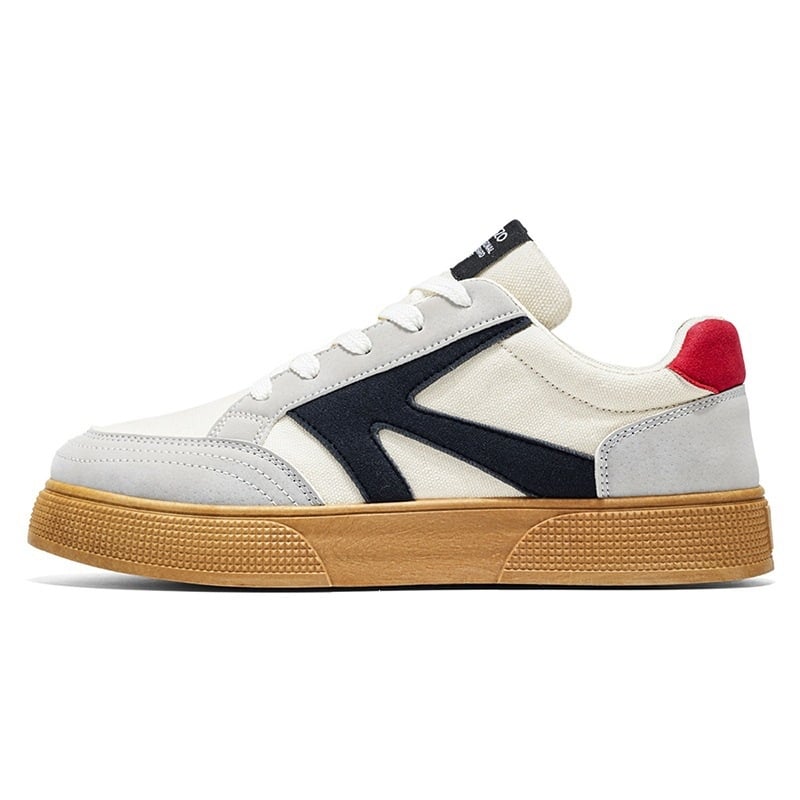 Férfi vászoncipő, alacsony szárú, mindennapi sportcipő, széles méretek