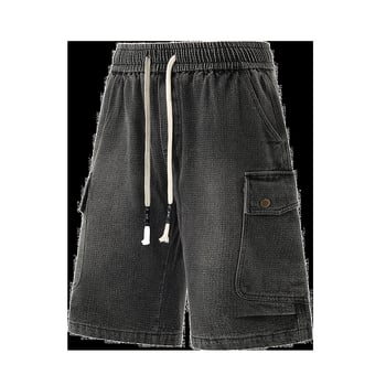 40-140 kg Noi șorturi cargo pentru bărbați, sport casual, mărime plus, vară, subțiri, largi, lungime medie