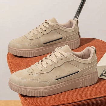 Férfi alacsony talpú gördeszkás cipő vastag talppal a magasság növelésére, divatos és sokoldalú mindennapi sneaker, retro utazó cipő