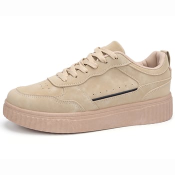Férfi alacsony talpú gördeszkás cipő vastag talppal a magasság növelésére, divatos és sokoldalú mindennapi sneaker, retro utazó cipő