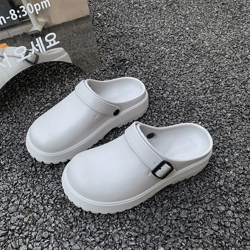 Sandale bărbătești cu talpă groasă pentru vară, creșterea înălțimii, stil casual