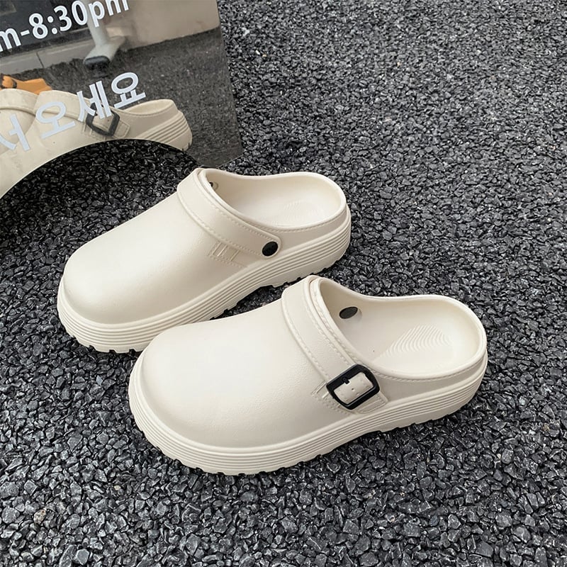 Sandale bărbătești cu talpă groasă pentru vară, creșterea înălțimii, stil casual