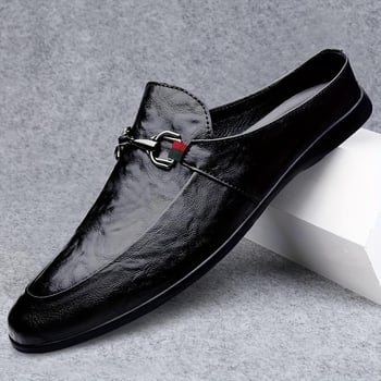 Guannan pantofi Derby etnici, unisex, casual de vară, cu vârf din piele, mărimi 37-48