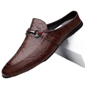 Guannan pantofi Derby etnici, unisex, casual de vară, cu vârf din piele, mărimi 37-48