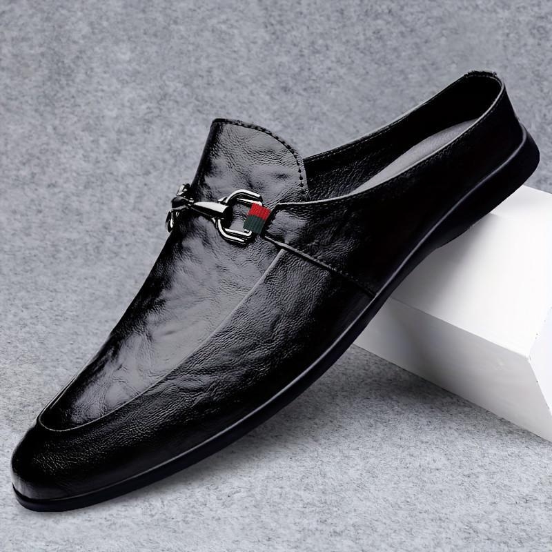 Guannan pantofi Derby etnici, unisex, casual de vară, cu vârf din piele, mărimi 37-48