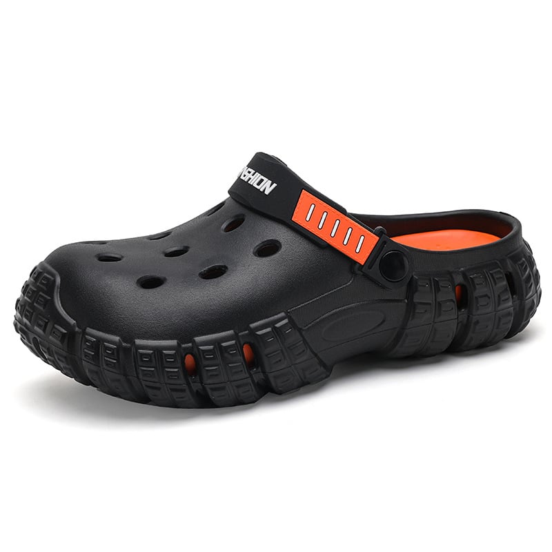 Sandale unisex din EVA cu vârf închis și talpă groasă, încălțăminte de plajă vară
