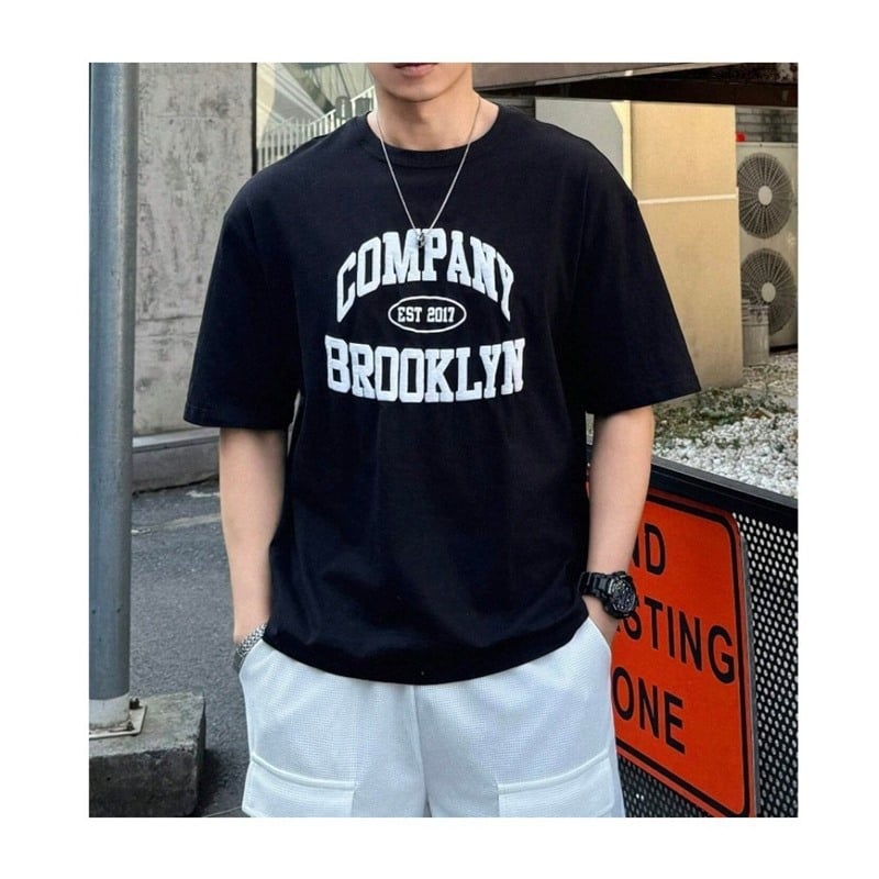 Férfiaknak szóló 100% pamut póló, csíkos mintával, retro streetwear stílus, lélegző, minden évszakban viselhető