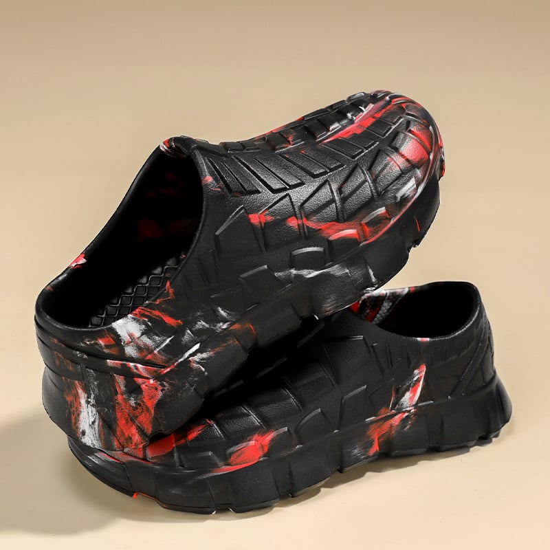 Pantofi de bucătărie pentru bucătari, cu camuflaj graffiti, slip-on, antiderapante, impermeabili, rezistenți la ulei și murdărie, încălțăminte de protecție