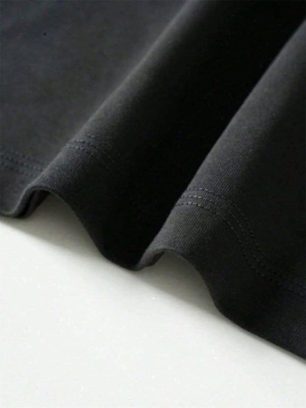 Férfi rövid ujjú grafikus vintage nyomatú póló nyárra