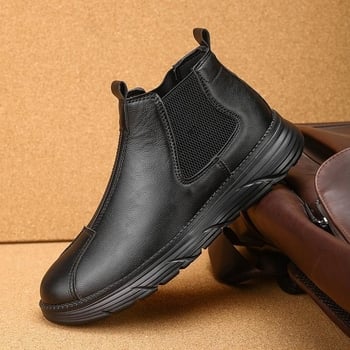 Jesenske retro kožne čizme Martin stil