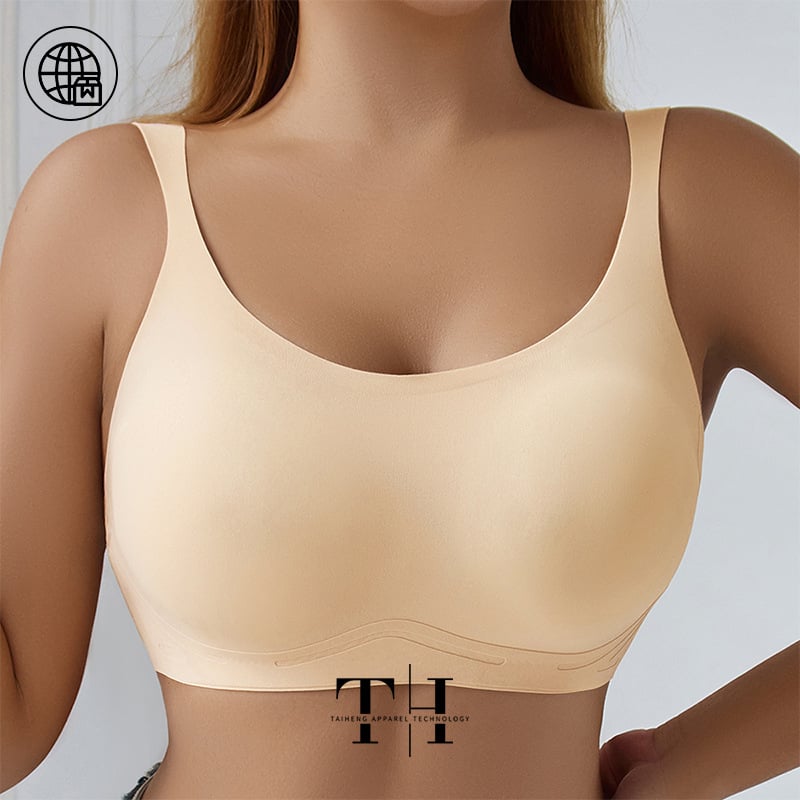 Sutien de tip vestă, mărime mare, acoperire completă, modelare a sânilor pe lateral, anti-sagging, cupă fără cusături