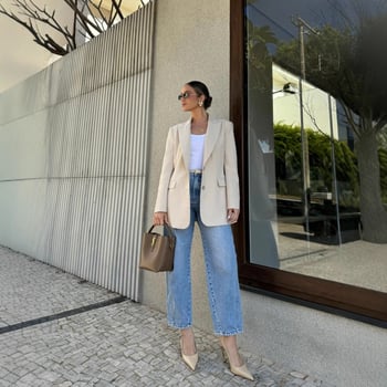 Sacou dama elegant, croială lejeră din poliester cu elastan, 2025
