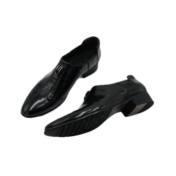 Pantofi Derby din piele italiană premium pentru bărbați, vârf ascuțit, căptușeală respirabilă, piele de vită, stil de afaceri inspirat de britanic