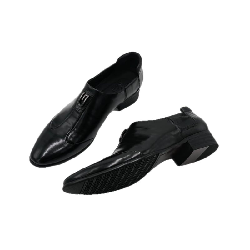 Pantofi Derby din piele italiană premium pentru bărbați, vârf ascuțit, căptușeală respirabilă, piele de vită, stil de afaceri inspirat de britanic