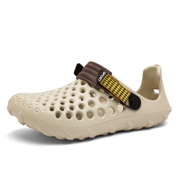 Sandale bărbați Crocs-Style cu talpă EVA groasă, sandale de exterior pentru plajă, antiderapante, talpă confortabilă, vară 2026
