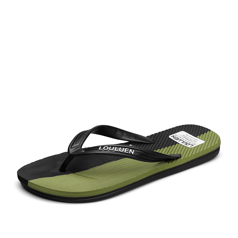 Flip-flops de vară pentru bărbați, cu clips pentru deget, cu deget deschis, durabile pentru exterior