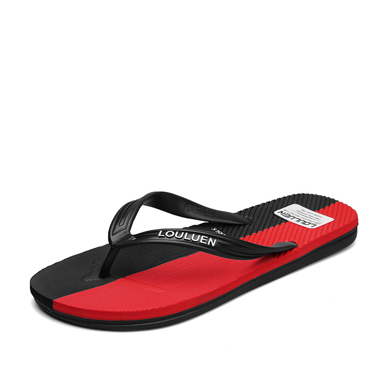 Flip-flops de vară pentru bărbați, cu clips pentru deget, cu deget deschis, durabile pentru exterior