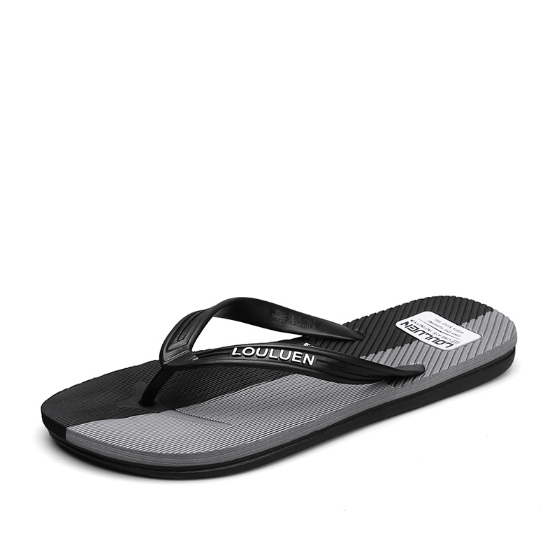 Flip-flops de vară pentru bărbați, cu clips pentru deget, cu deget deschis, durabile pentru exterior