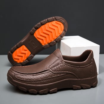 Pantofi de bărbați EVA slip-on, talpă anti-derapare, rezistenți la uzură, pentru bucătărie și curățenie