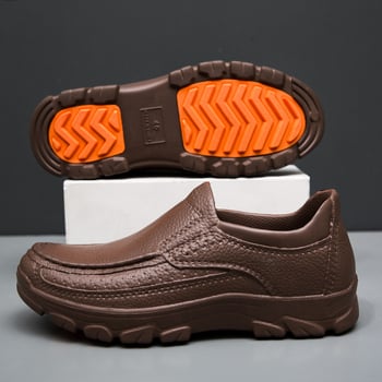 Pantofi de bărbați EVA slip-on, talpă anti-derapare, rezistenți la uzură, pentru bucătărie și curățenie