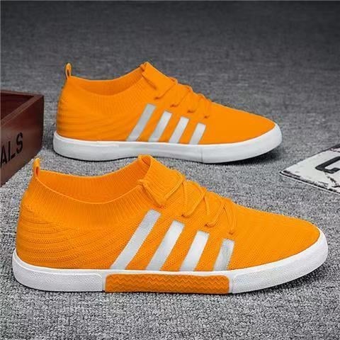 Férfi slip-on cipő légáteresztő hálós felsőrésszel, vékony, könnyű és kényelmes, színblokkolt dizájnnal, mindennapi sneaker
