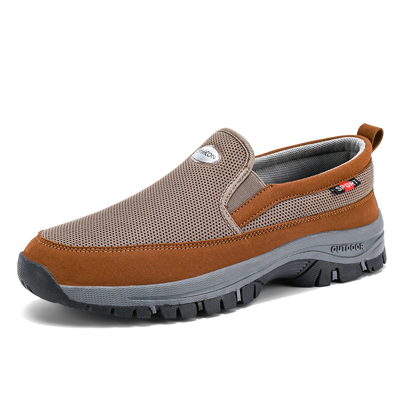 Ανδρικοί ελαφριοί οδηγικοί loafers - κλασικά, καθημερινά, με δίχτυώδες επάνω μέρος