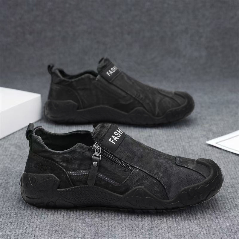 Ανδρικά υφασμάτινα παπούτσια Slip-On, αναπνεύσιμα για την άνοιξη, casual αθλητικά