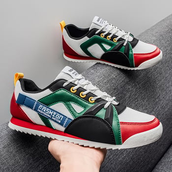 Férfiaknak szóló casual retro sneaker, lélegző és kényelmes puha talppal, széles méretválasztékban, mindennapi viseletre alkalmas skate-stílusú lábbeli.