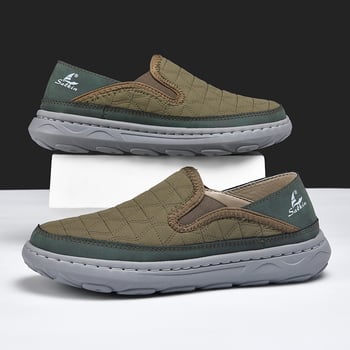 Pantofi sport casual pentru bărbați, ușori, fără șireturi, pentru călătorii