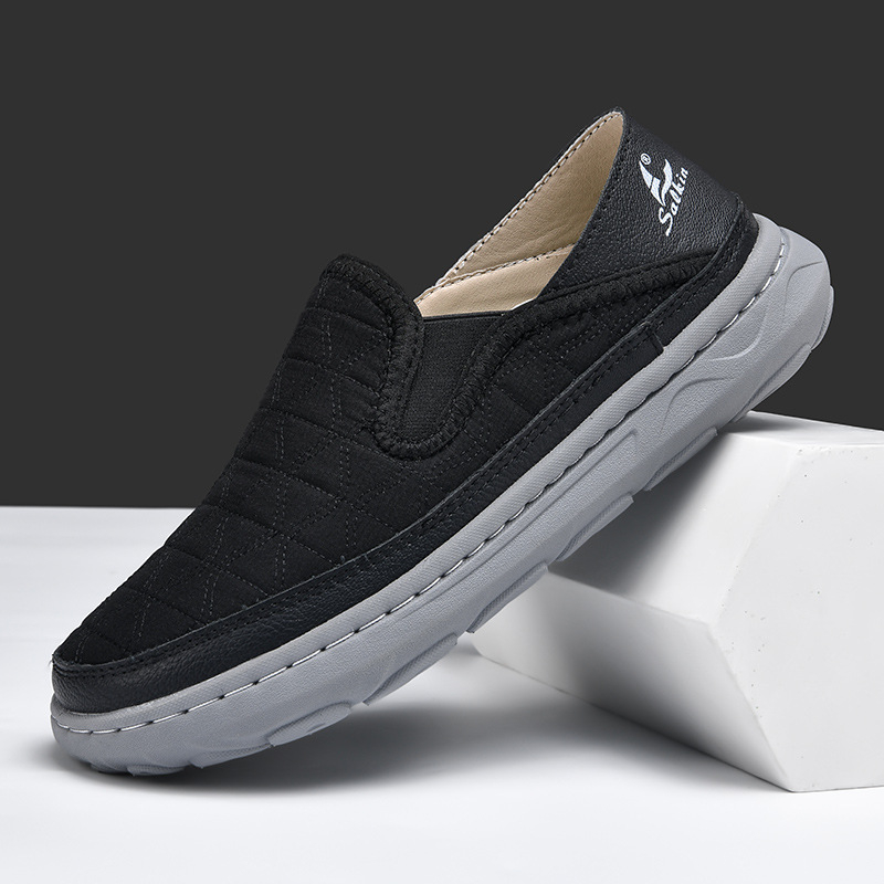 Pantofi sport casual pentru bărbați, ușori, fără șireturi, pentru călătorii