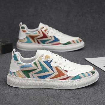 Férfi vászon slip-on edzőcipő, nyár 2025, lélegző, mindennapi kültéri viselet