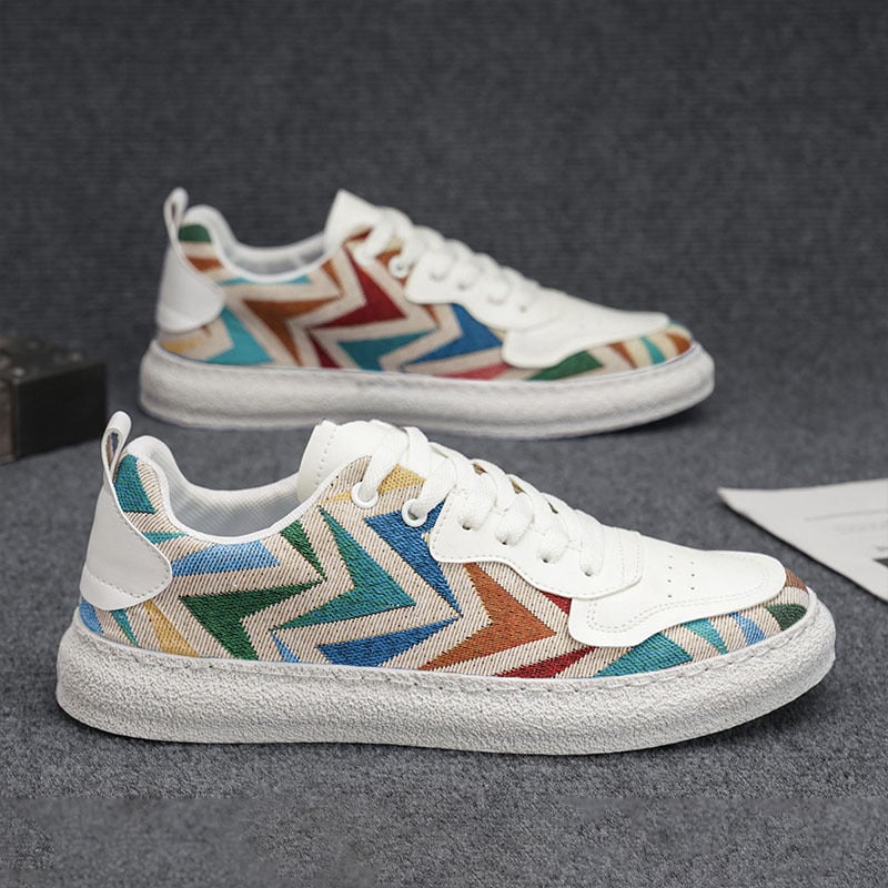 Férfi vászon slip-on edzőcipő, nyár 2025, lélegző, mindennapi kültéri viselet