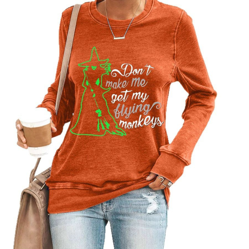 Női 3D nyomtatott pulóver, városi szabadidős stílus, laza szabás, kerek nyak, hosszú ujjú, tavasz 2025