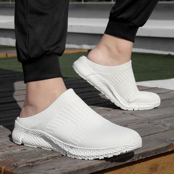 Pantofi sport pentru bărbați cu partea superioară din Flyknit mesh, respirabili și ușori