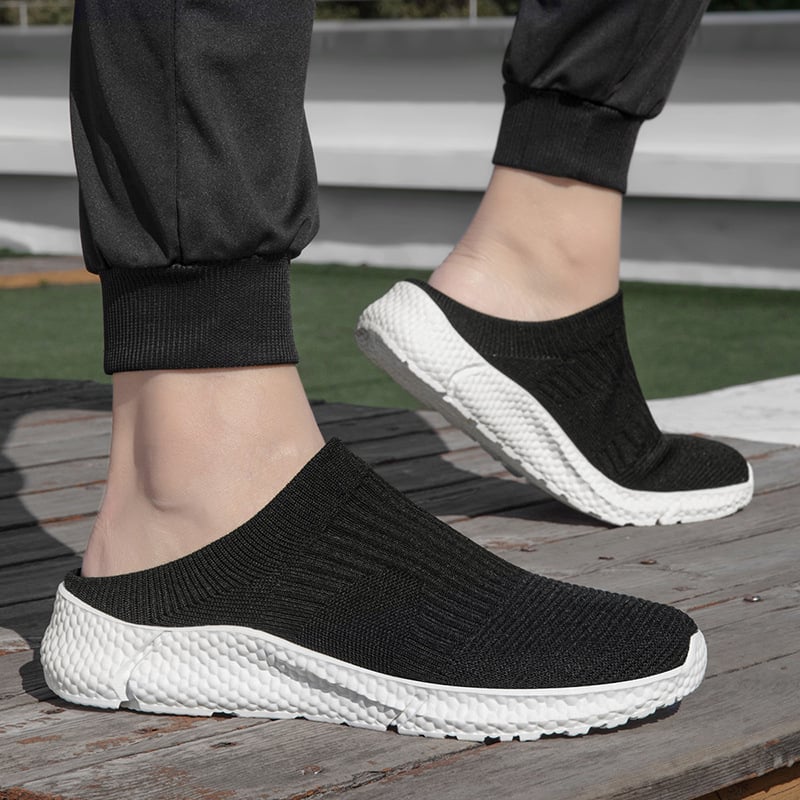 Pantofi sport pentru bărbați cu partea superioară din Flyknit mesh, respirabili și ușori