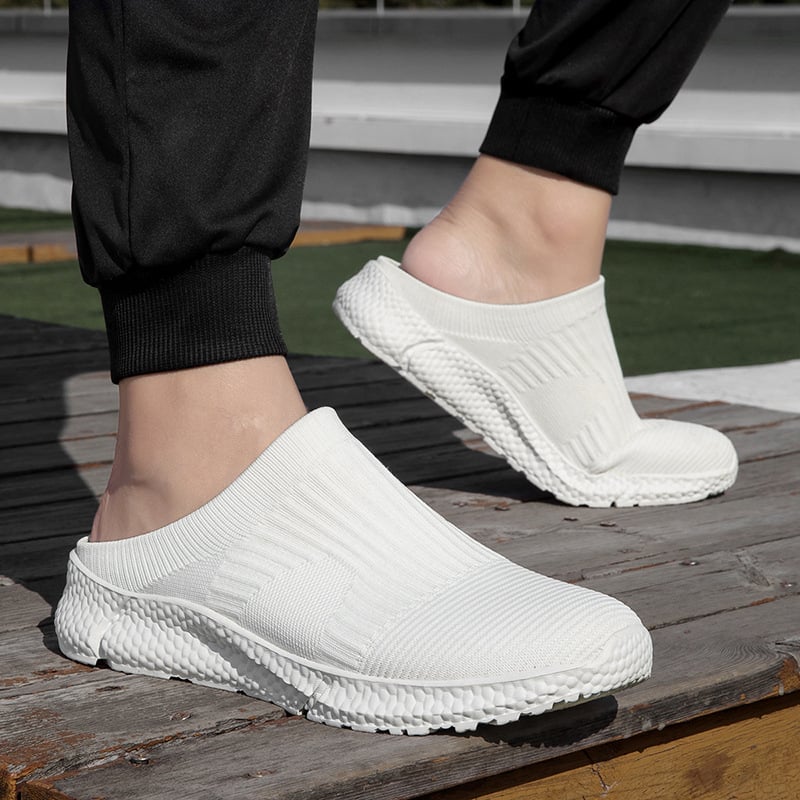 Pantofi sport pentru bărbați cu partea superioară din Flyknit mesh, respirabili și ușori