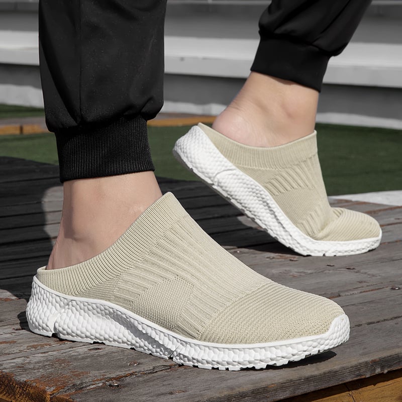 Pantofi sport pentru bărbați cu partea superioară din Flyknit mesh, respirabili și ușori